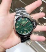 Luminor Panerai GMT Power Reserve Replica Watch Stainless Steel Green Dial